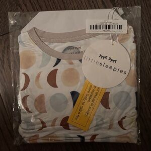 Little Sleepies Kids Pajama Set - Moon Phases Design